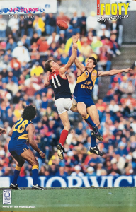 Jim Stynes in the ruck